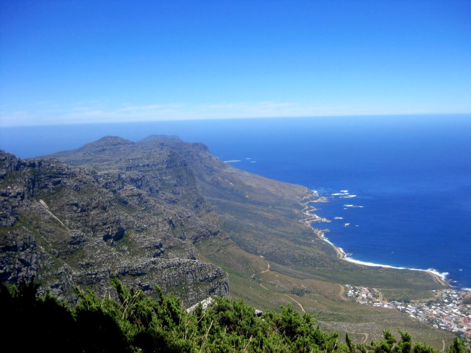 Panorama peninsula blue