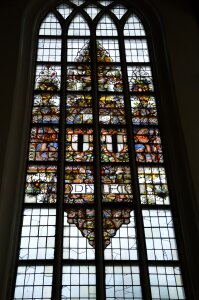Glass stained text