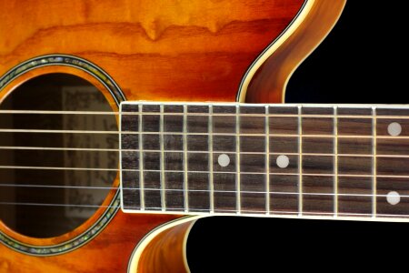 Musical instrument guitar acoustic photo