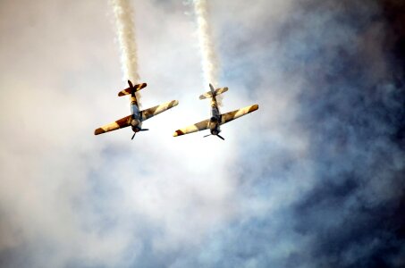 Propeller plane airshow aeroplanes