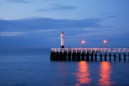 Nieuwpoort pier romantic photo