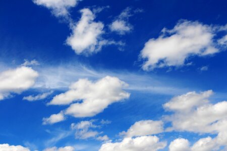 Sky clouds fluffy clouds photo