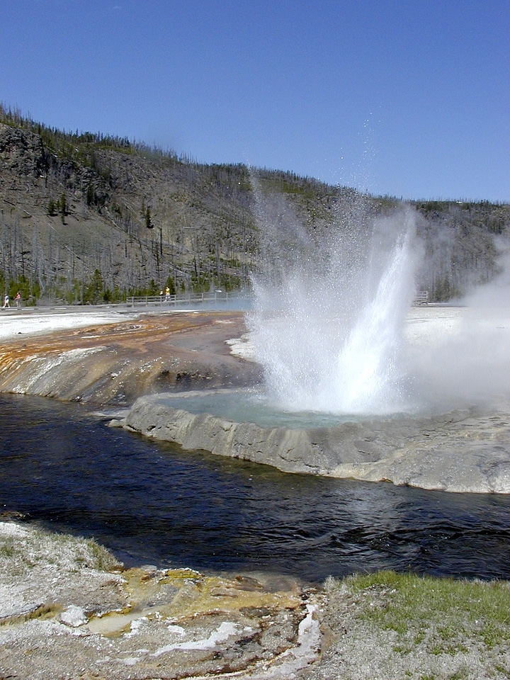 Geyser scenery nature