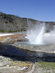 Geyser scenery nature