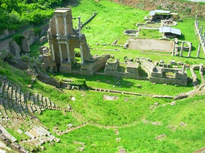 Ruin tuscany volterra