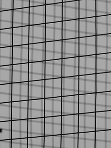 Metal wire black and white photo