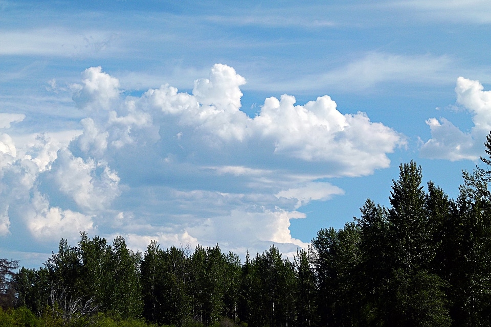 Clouds blue weather