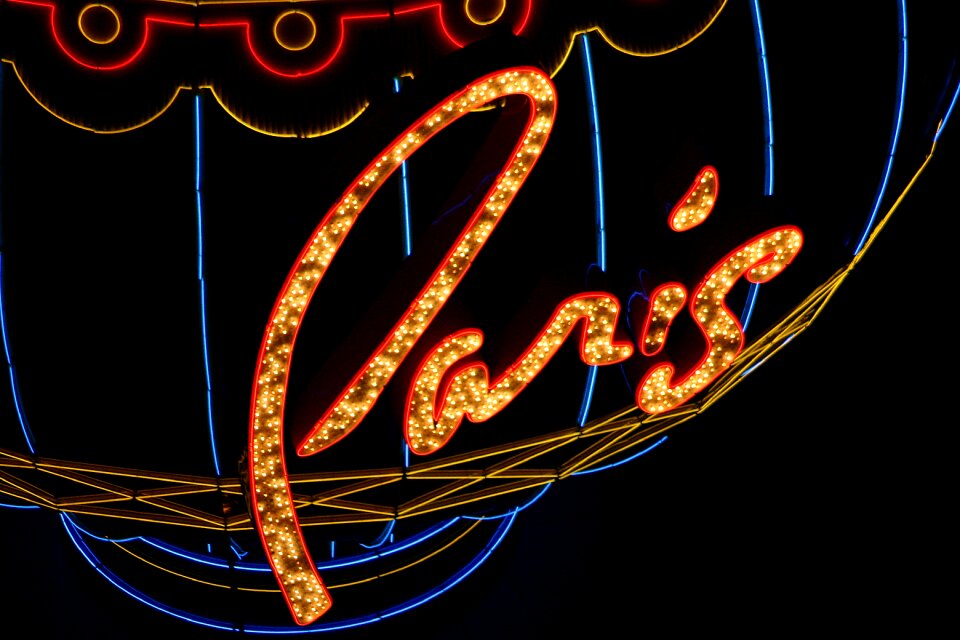 Illuminated advertising night