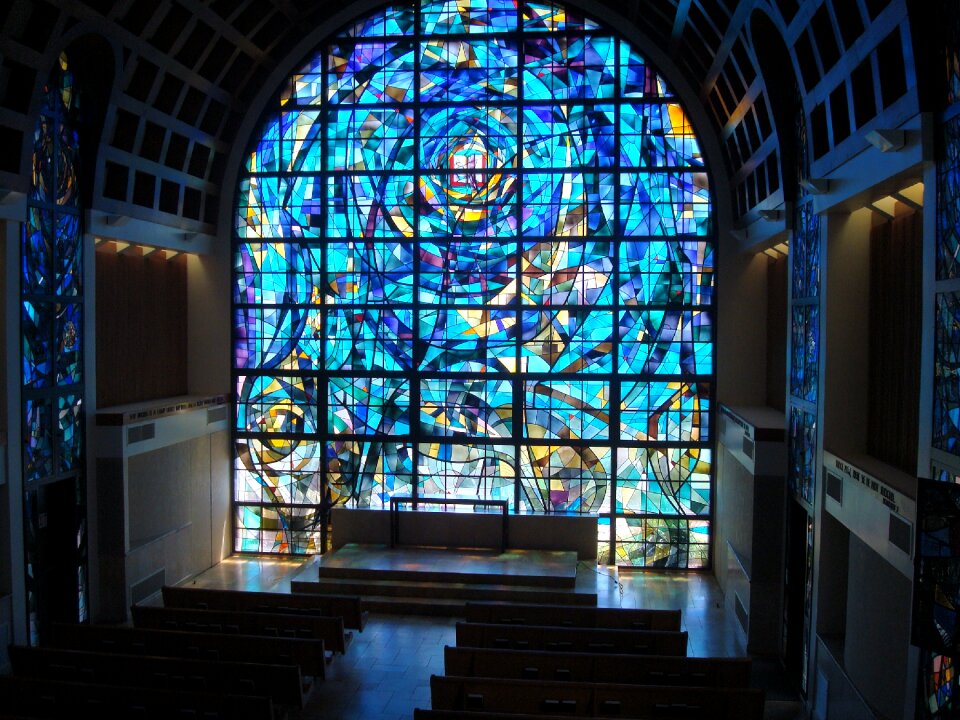 Pepperdine university church window church