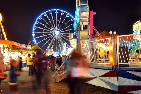 Fair ferris flying