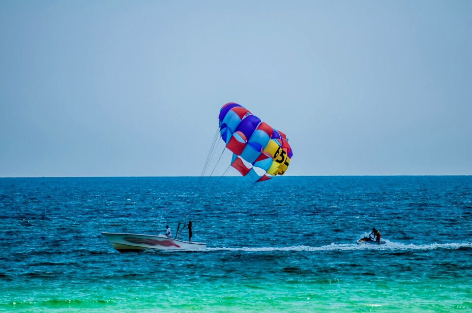Attraction beach blue