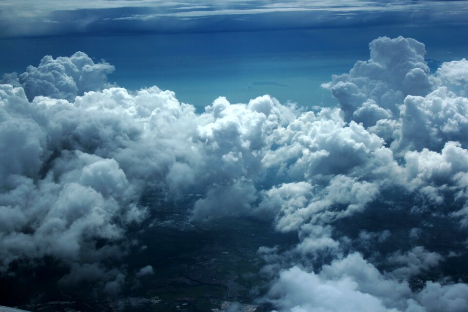 Blue sky nature sky