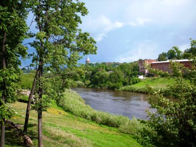 Russia river summer