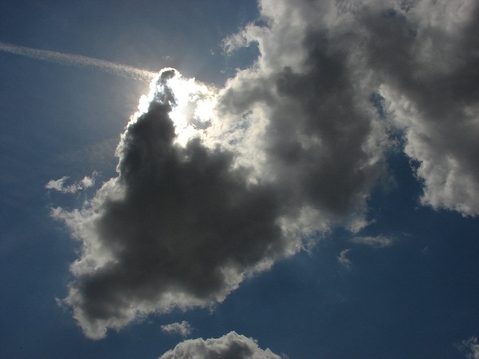 Dark clouds cloudscape summer clouds
