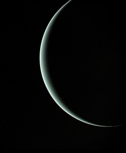 Uranus sickle gas giant space