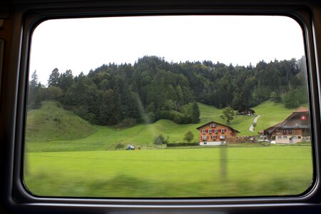 Alpine mountains house