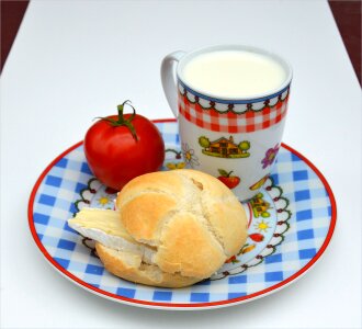 Breakfast food tomato photo