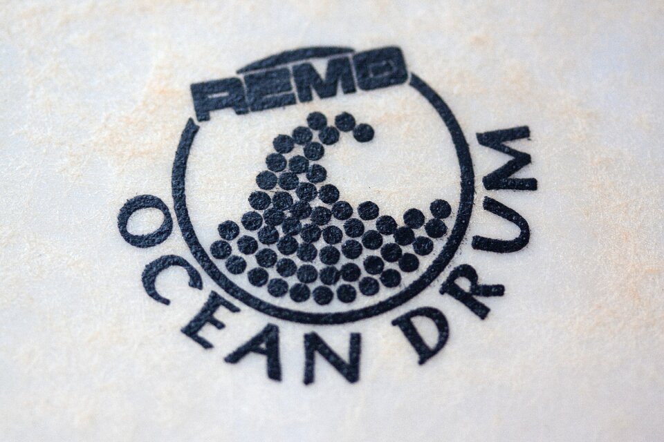 Drum leather skin printed