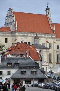 Architecture the roof of the kazimierz dolny