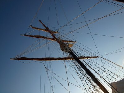 Rigging sky blue sky photo