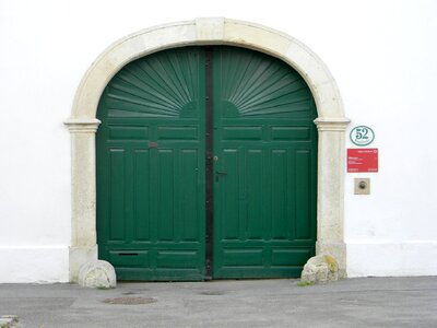 Old door baroque sun gate