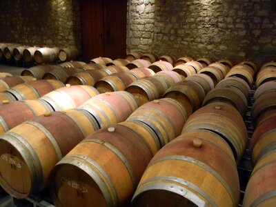 Wine barrel winery wine