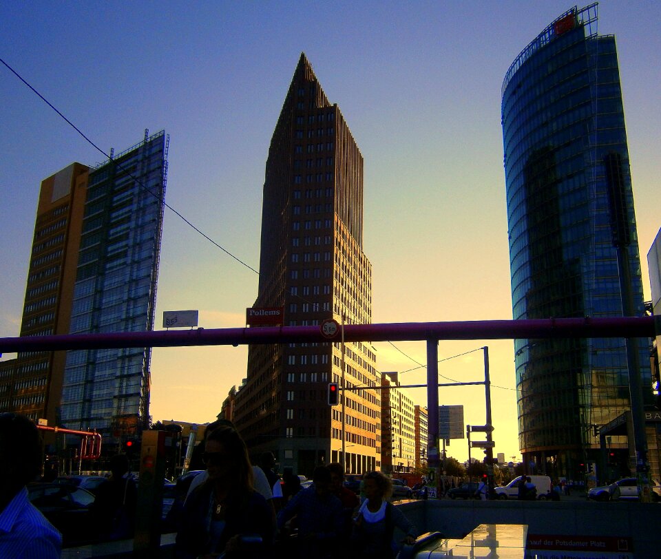 Silhouette building office