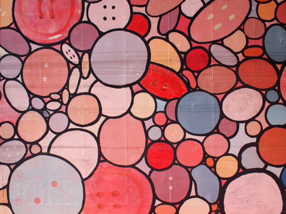 Stones wall painting