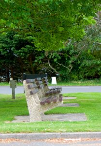 Wooden seat seating