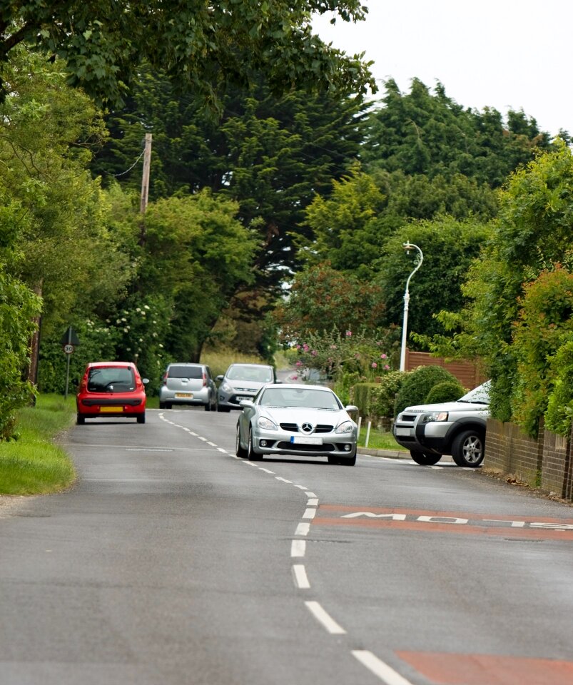 Lane traffic countryside