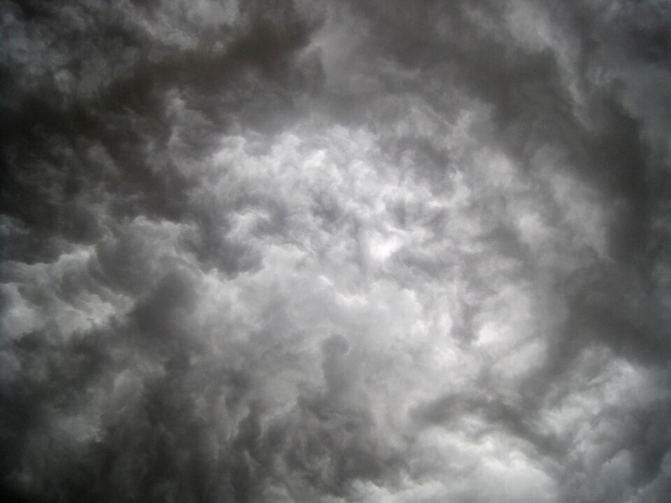 Dark ominous storm