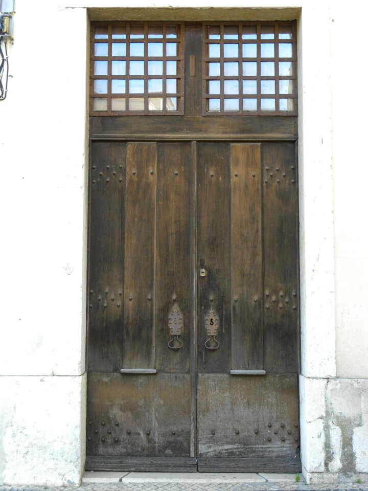 Wooden doors old architecture