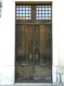 Wooden doors old architecture
