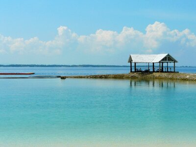 Beautiful scenery seaview beach photo