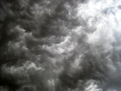 Dark ominous storm