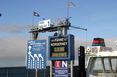 Water sea ferry terminal photo