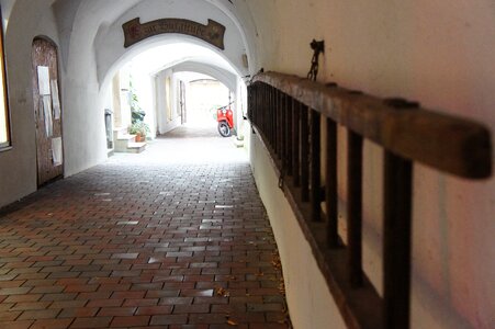 Tunnel away paving stones