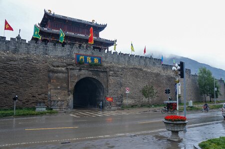 Southwest china city wall songpan