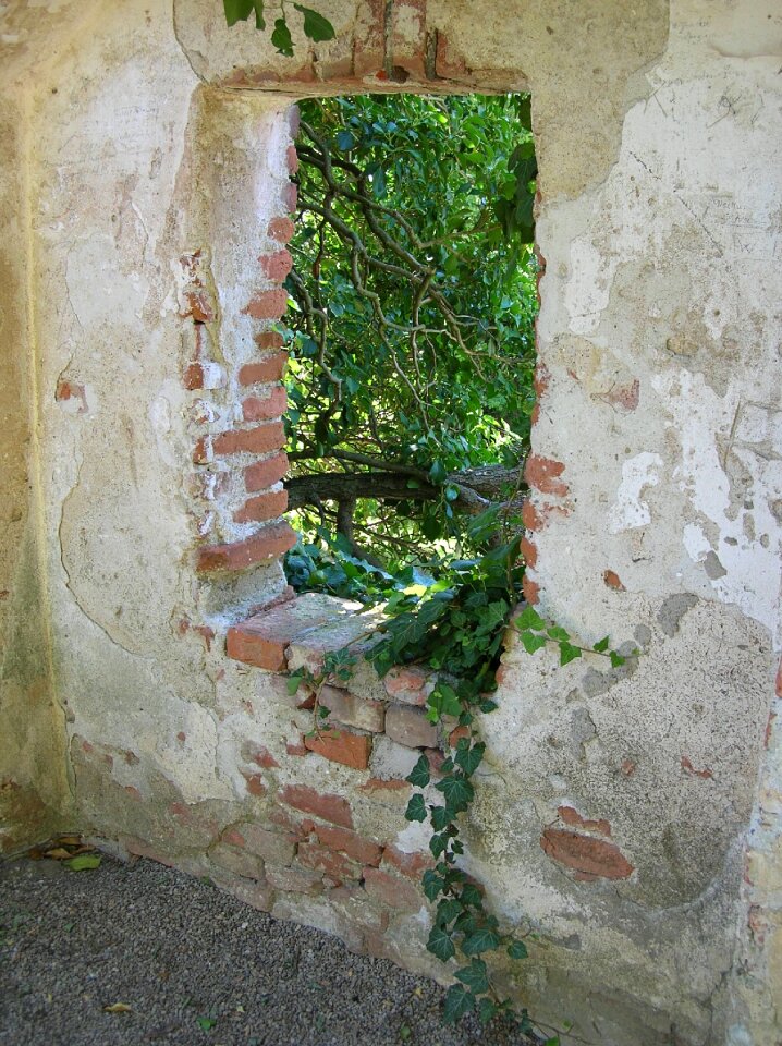 Bricks brick wall opening
