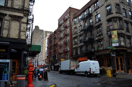 Street manhattan downtown