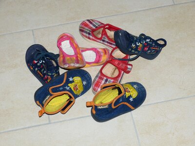 Child children sandal photo