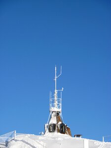Sky blue antennas photo