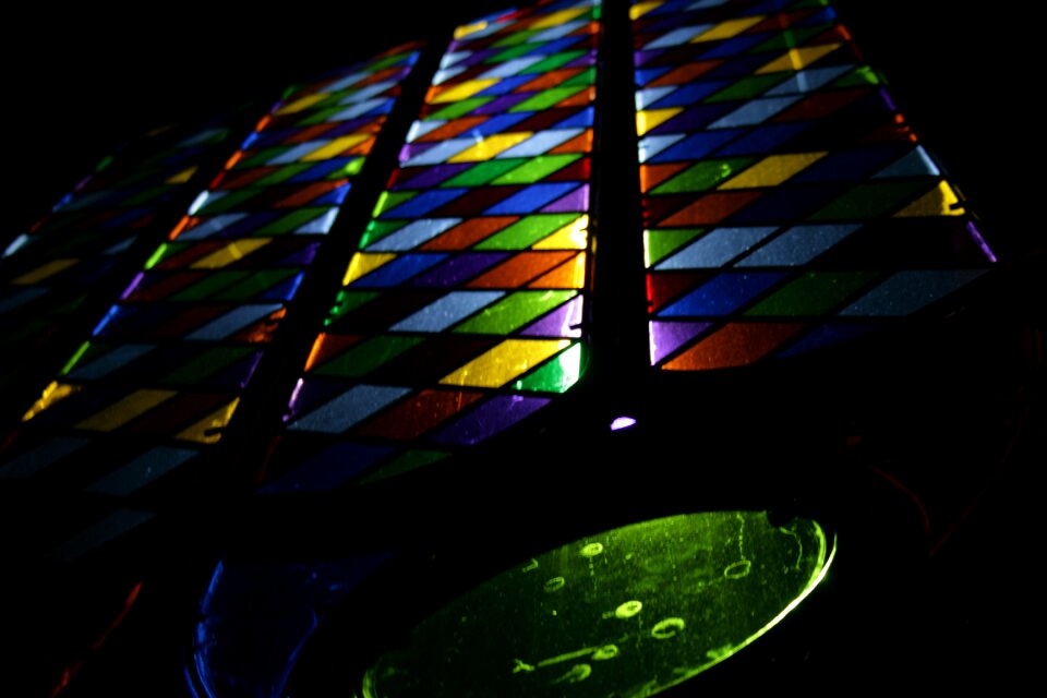Faith stained glass glass