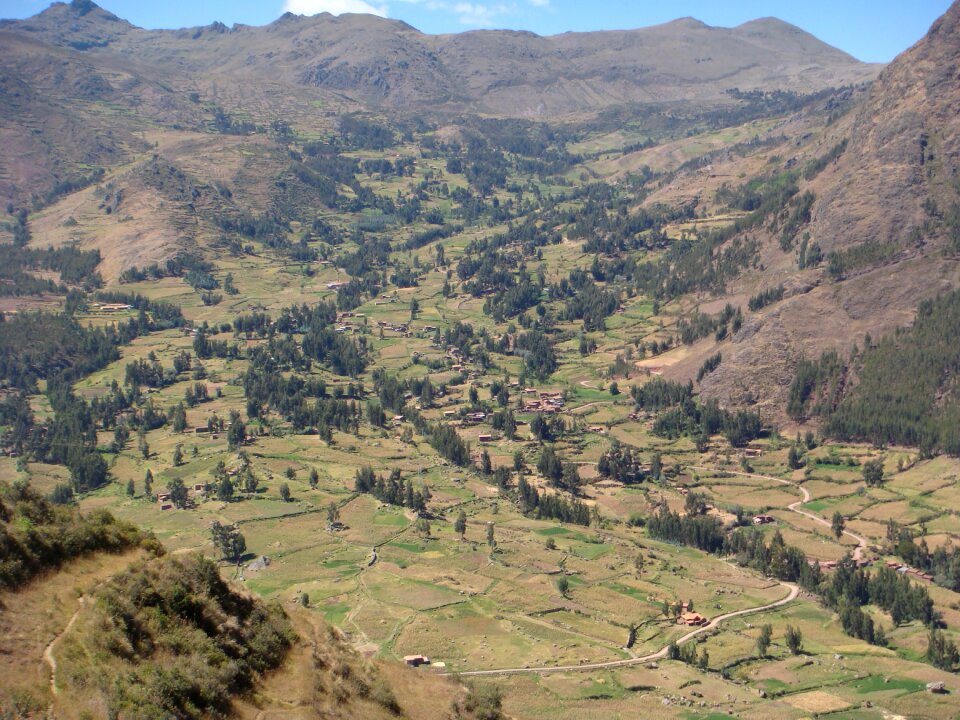 Landscape mountains countryside