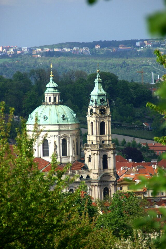 Prague architecture temple
