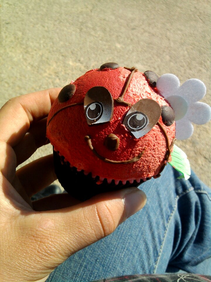 Cake gourmand red