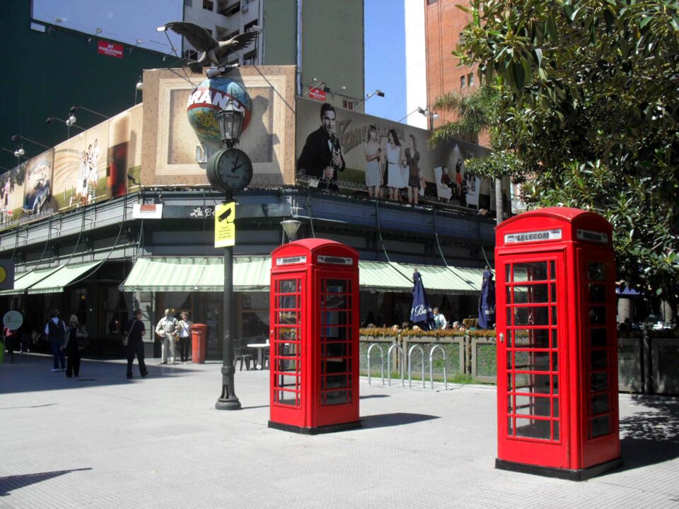 Buenos aires square postcard