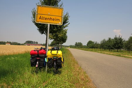 Road bicycle tour two wheeled vehicle