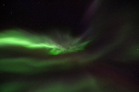 Light phenomenon green shining