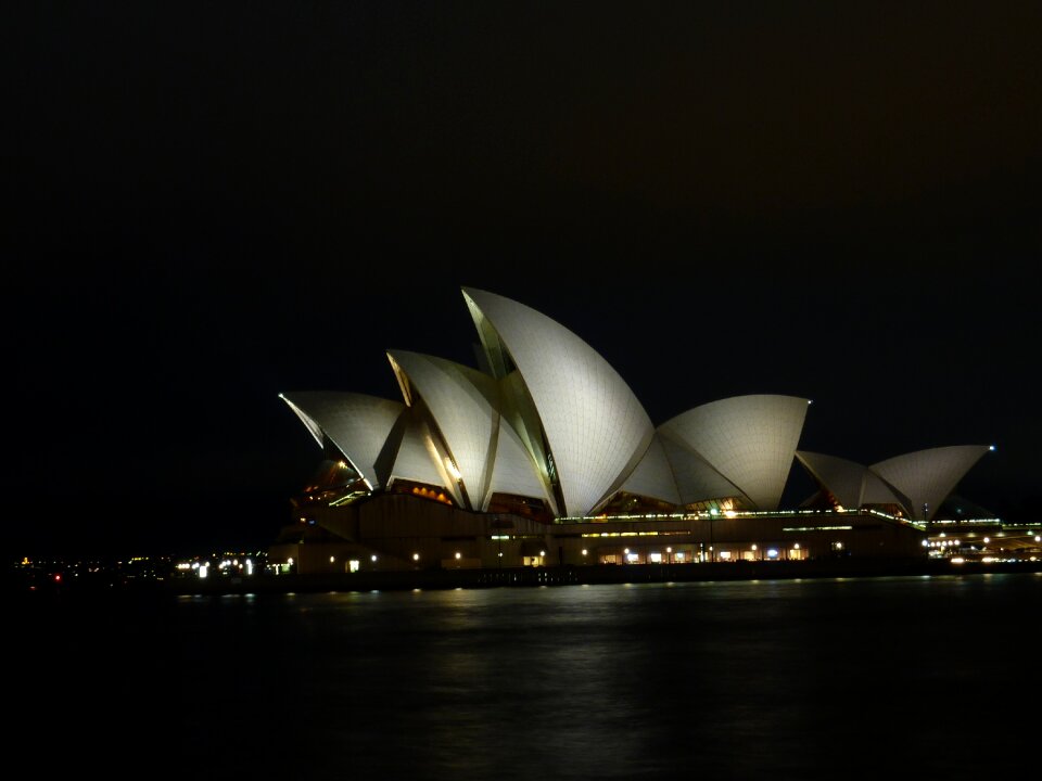 Opera house night concert hall
